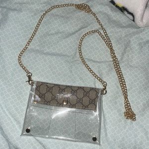 Clear stadium crossbody